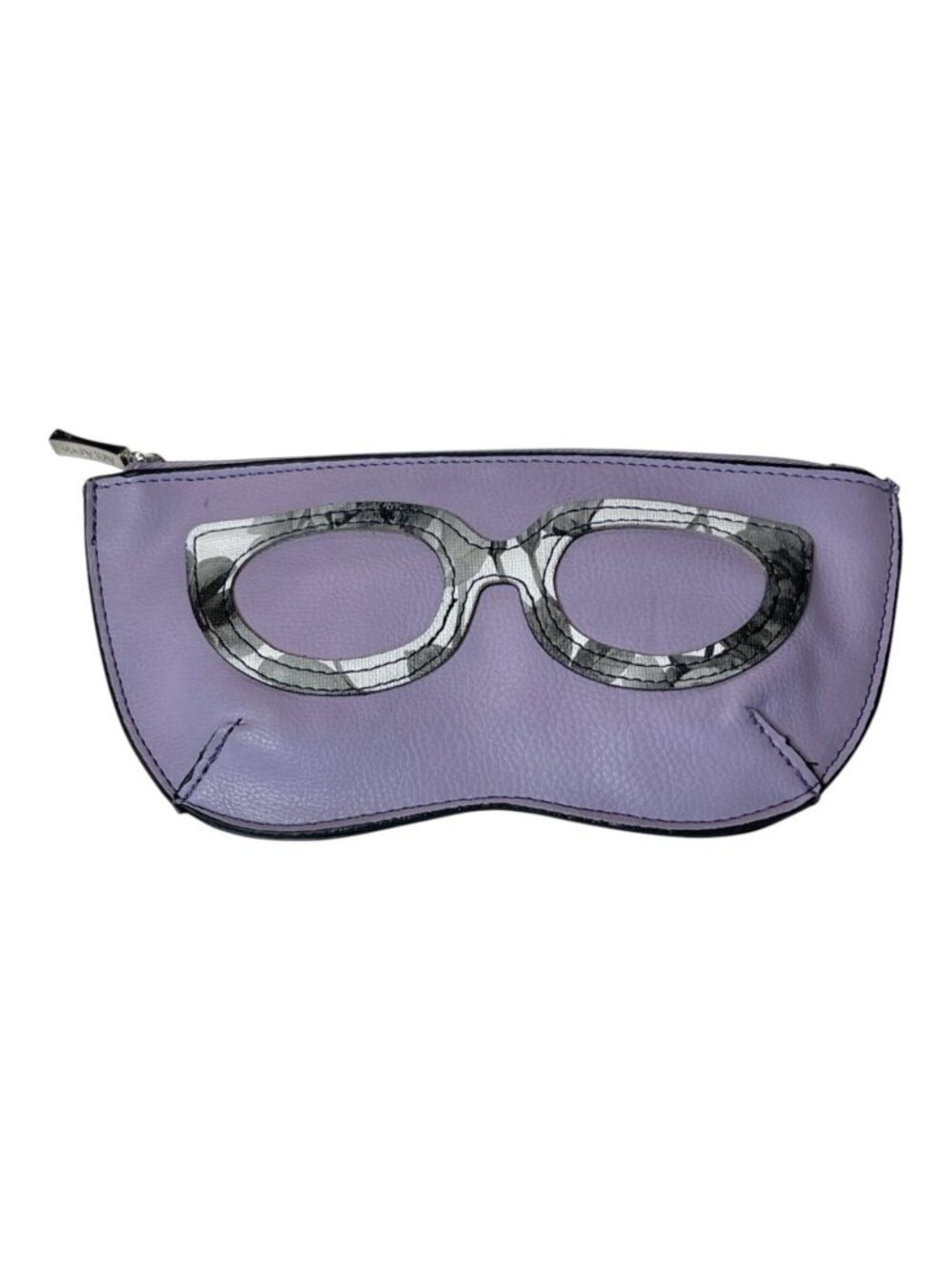 Stylish Mary Kay Zipper Pouch Glasses Case Lavender Compact Playful Practical